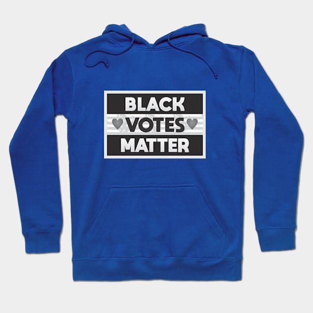 Black Votes Matter Hoodie by Dale Preston Design